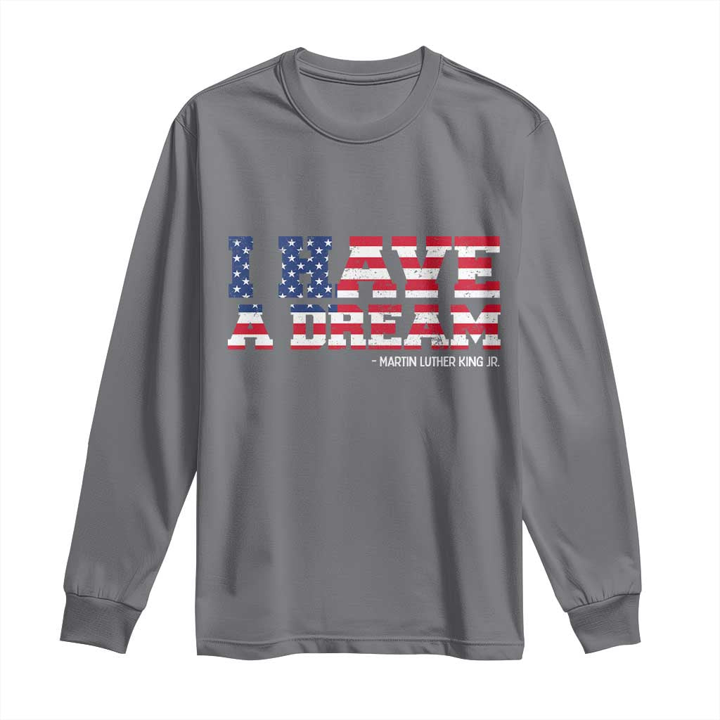Martin Luther King Jr Long Sleeve Shirt Black History African American - African Pride