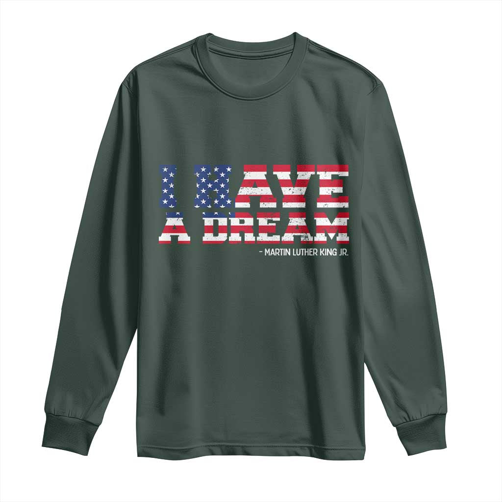 Martin Luther King Jr Long Sleeve Shirt Black History African American - African Pride