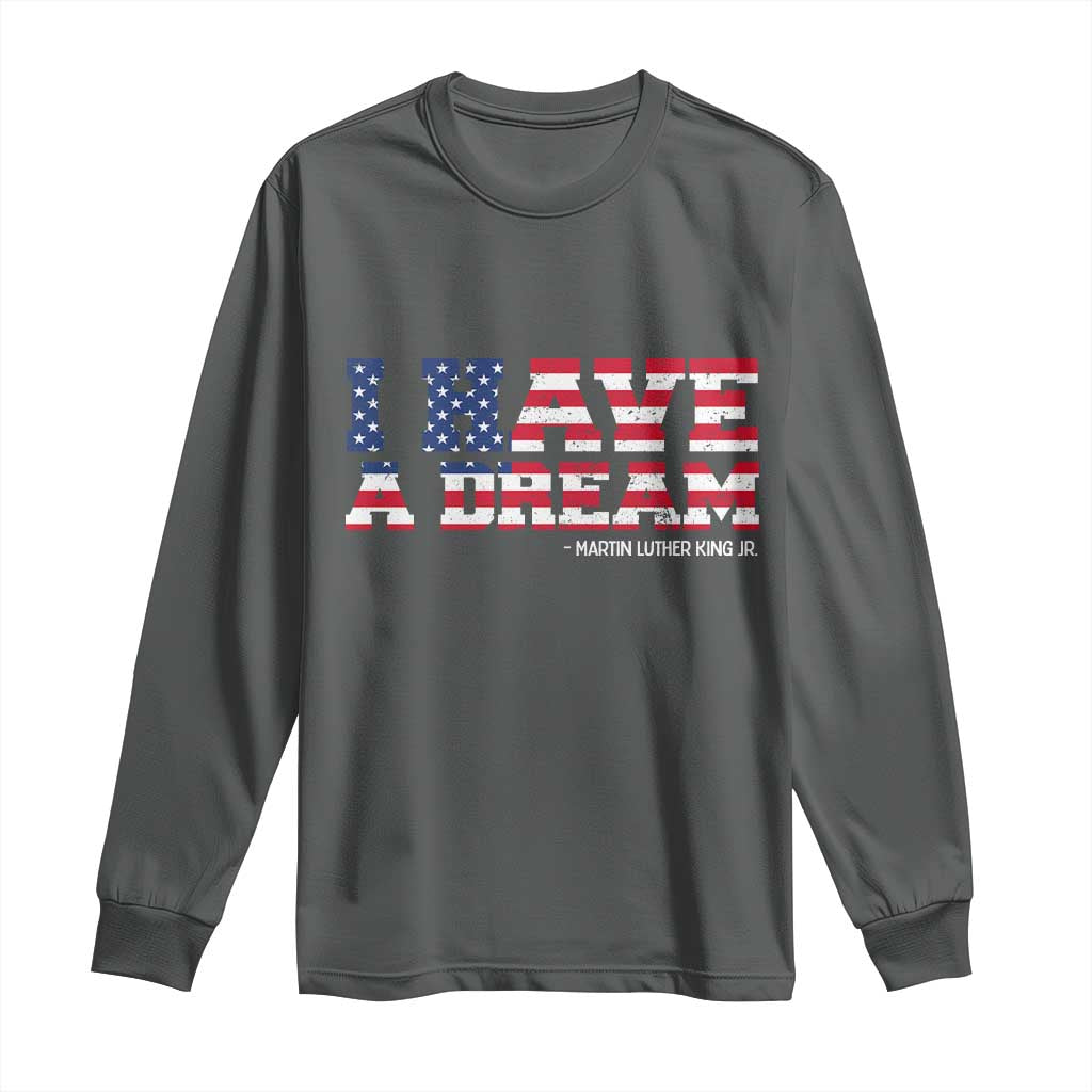 Martin Luther King Jr Long Sleeve Shirt Black History African American - African Pride
