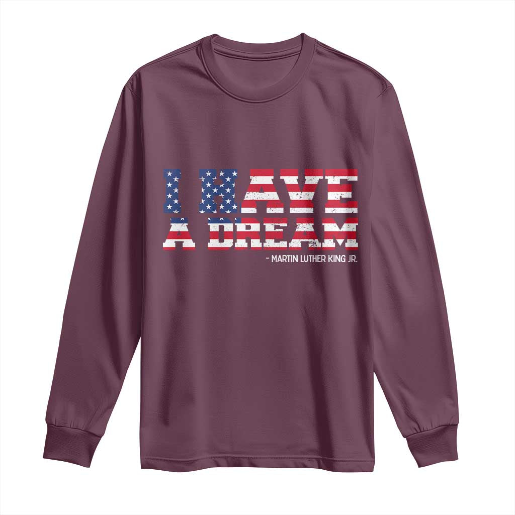 Martin Luther King Jr Long Sleeve Shirt Black History African American - African Pride