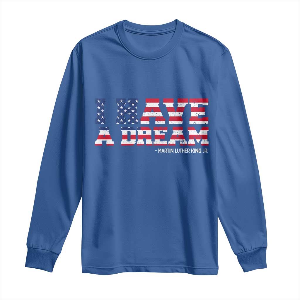 Martin Luther King Jr Long Sleeve Shirt Black History African American - African Pride