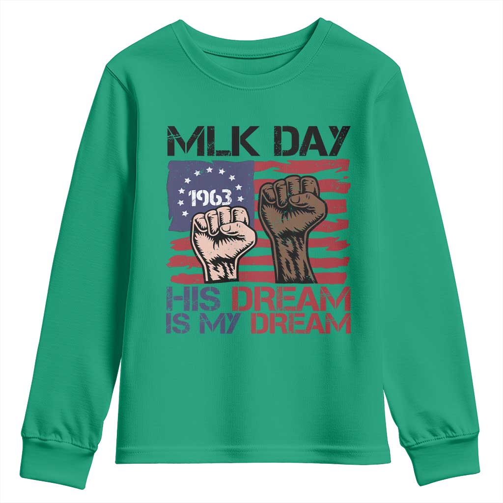 His Dream is My Dream Youth Sweatshirt Martin Luther King Jr MLK Day - African Pride