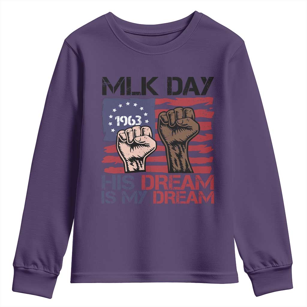 His Dream is My Dream Youth Sweatshirt Martin Luther King Jr MLK Day - African Pride