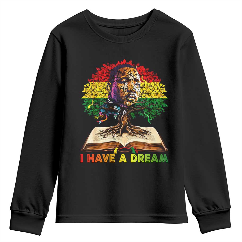 Martin Luther King Jr Youth Sweatshirt Black History Month Melanin African - African Pride