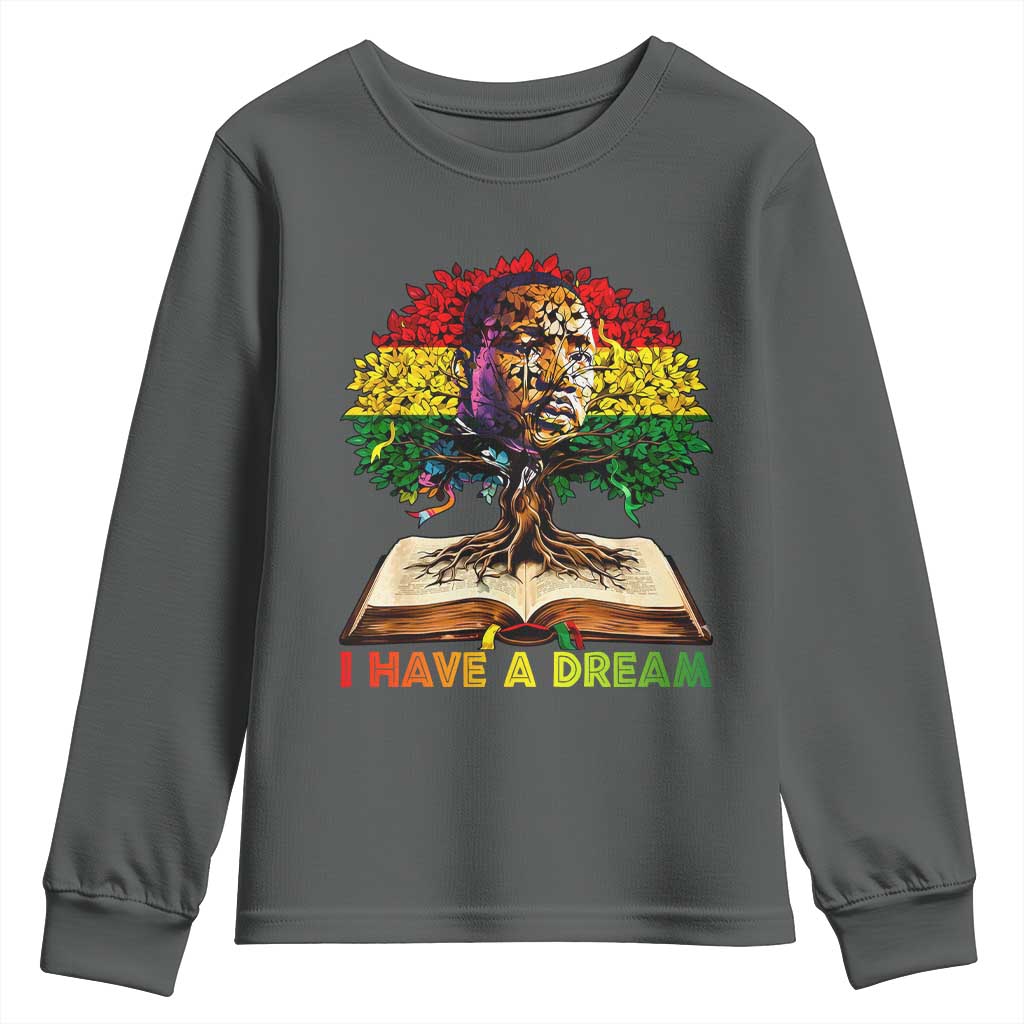 Martin Luther King Jr Youth Sweatshirt Black History Month Melanin African - African Pride