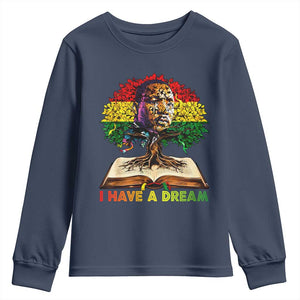 Martin Luther King Jr Youth Sweatshirt Black History Month Melanin African - African Pride