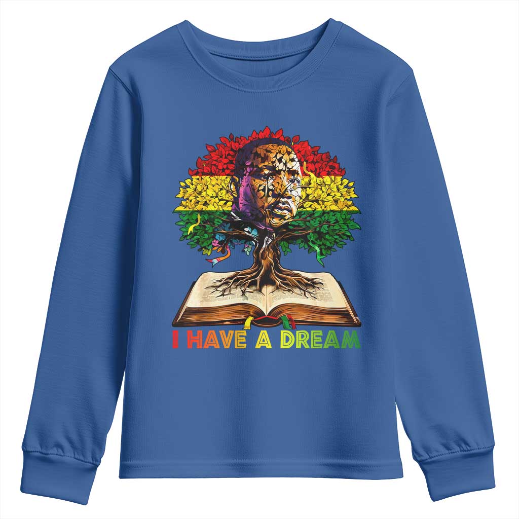 Martin Luther King Jr Youth Sweatshirt Black History Month Melanin African - African Pride