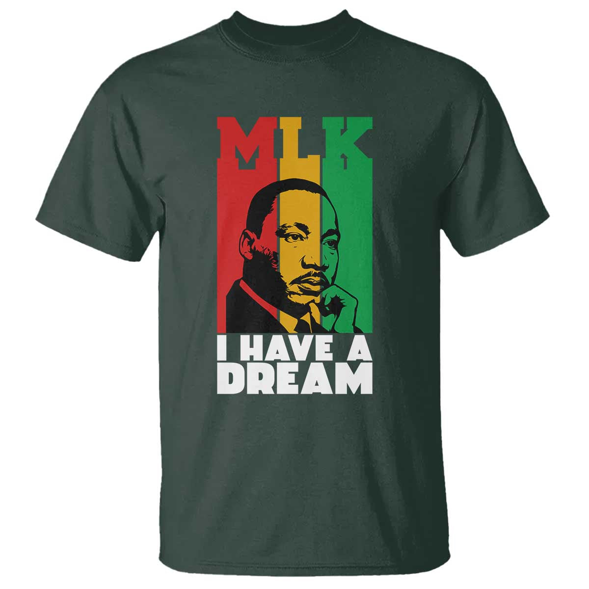 Martin Luther King Jr T Shirt I Have Dream MLK Quote - African Pride