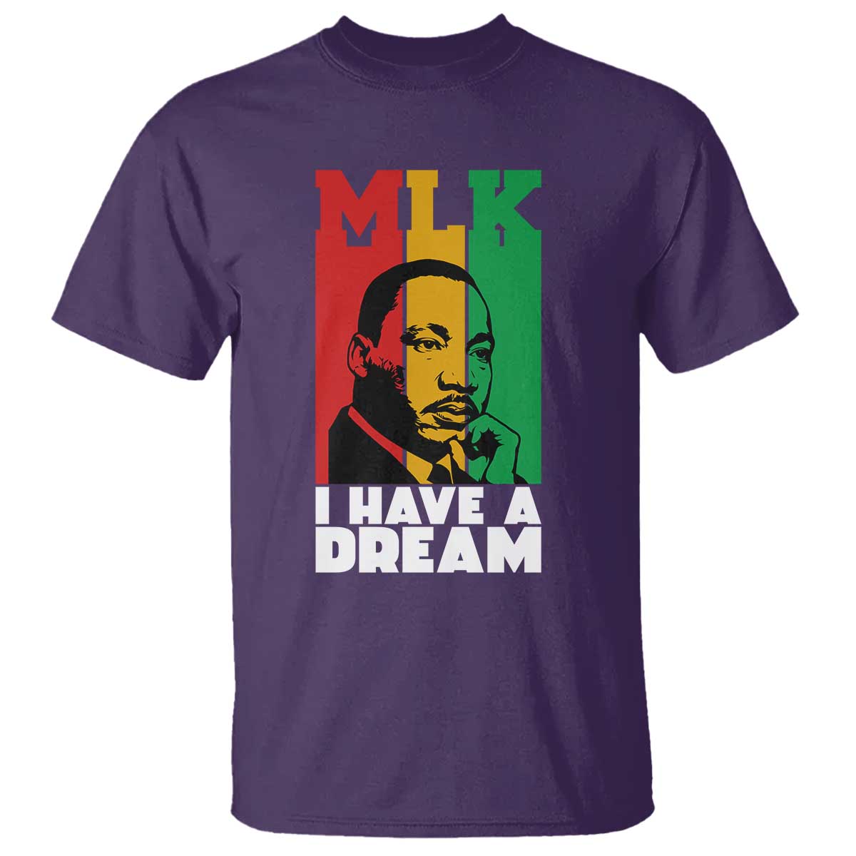 Martin Luther King Jr T Shirt I Have Dream MLK Quote - African Pride