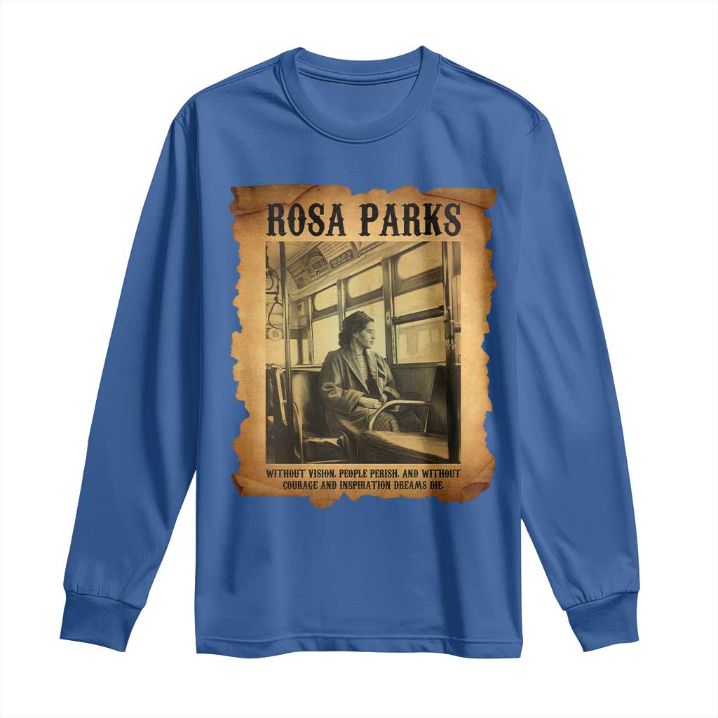 Rosa Parks Quote Long Sleeve Shirt Black Movement Protest - African Pride