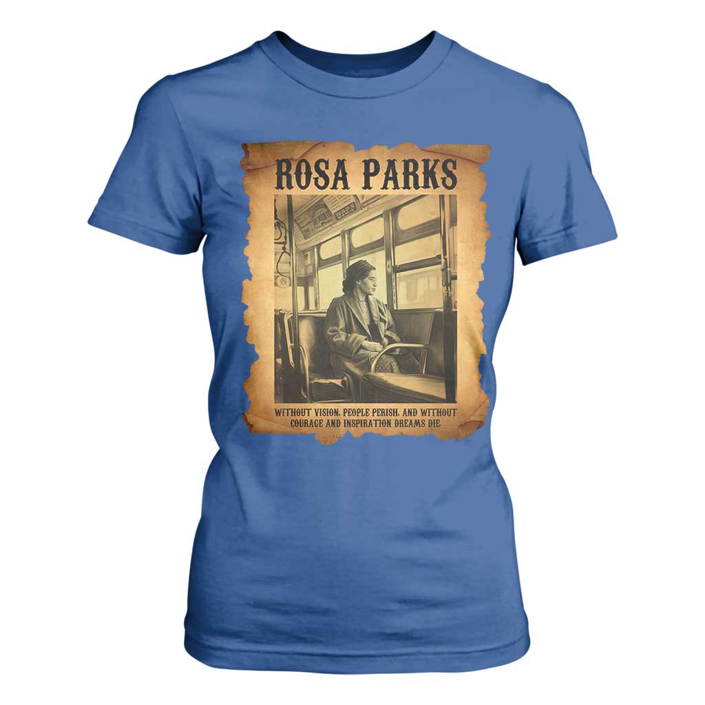 Rosa Parks Quote T Shirt For Women Black Movement Protest - African Pride