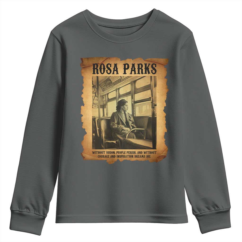 Rosa Parks Quote Youth Sweatshirt Black Movement Protest - African Pride