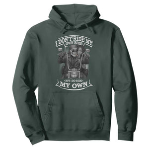 African American Motorcycle Skeleton Biker Hoodie - African Pride