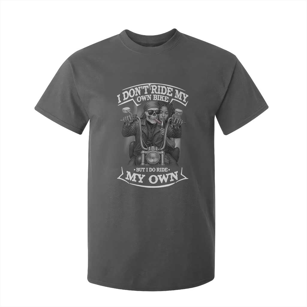 African American Motorcycle Skeleton Biker T Shirt For Kid - African Pride