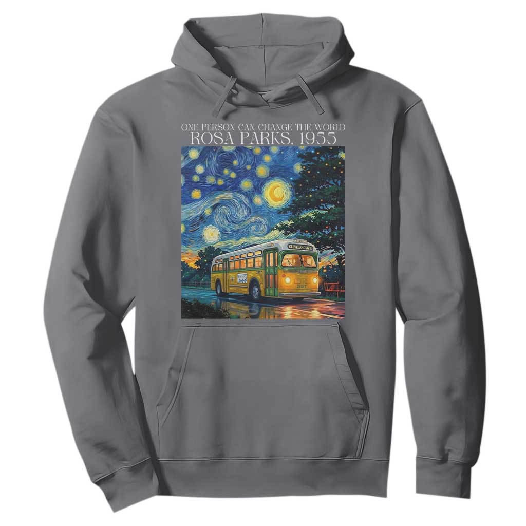 Rosa Parks Hoodie Starry Night Van Gogh Black History African
