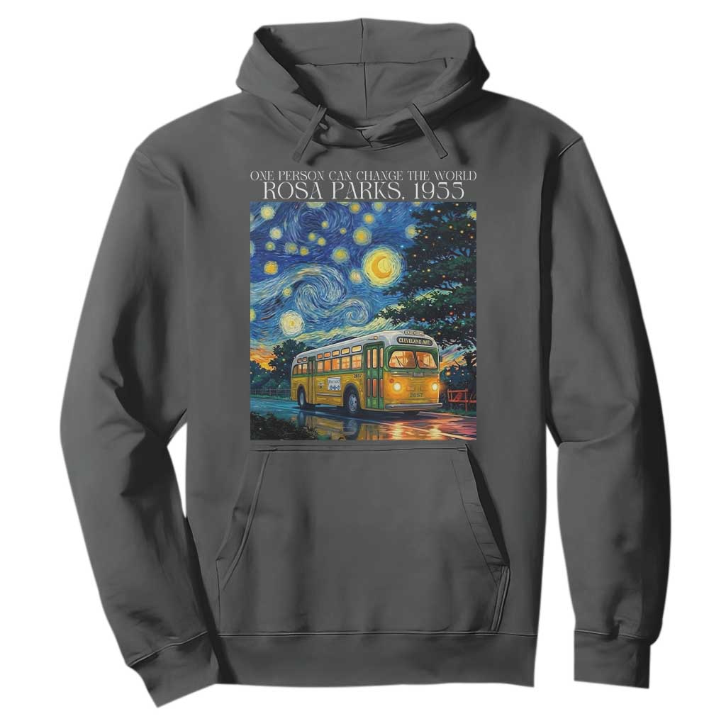 Rosa Parks Hoodie Starry Night Van Gogh Black History African
