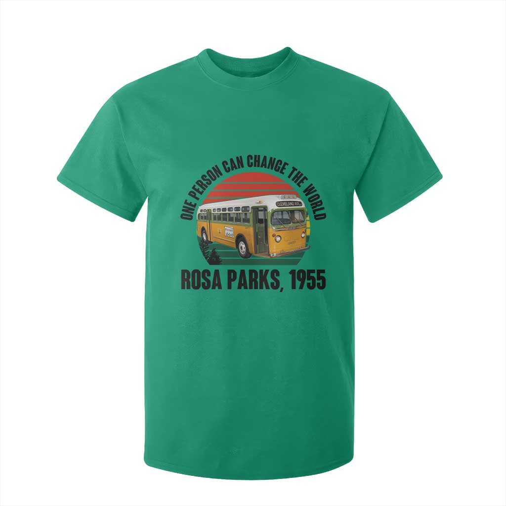 Rosa Parks T Shirt For Kid One Person Can Change The World