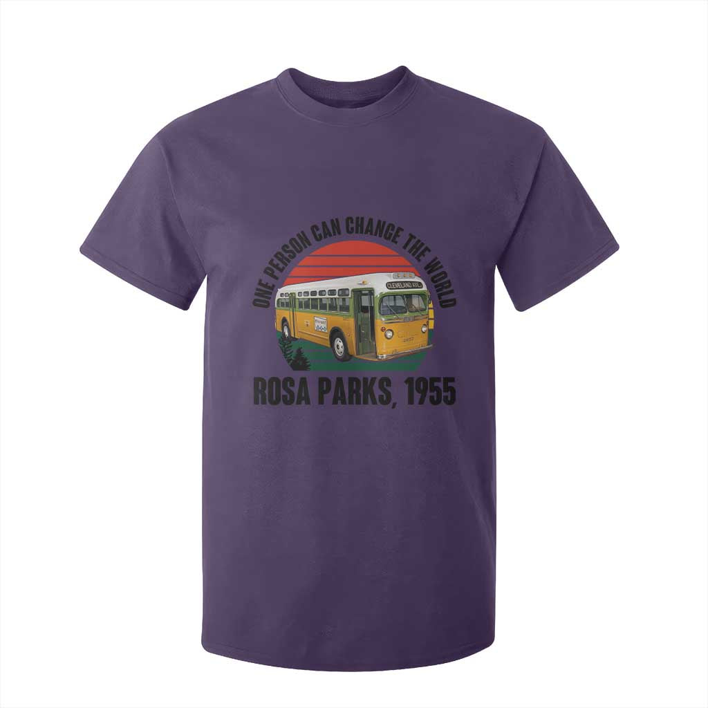 Rosa Parks T Shirt For Kid One Person Can Change The World