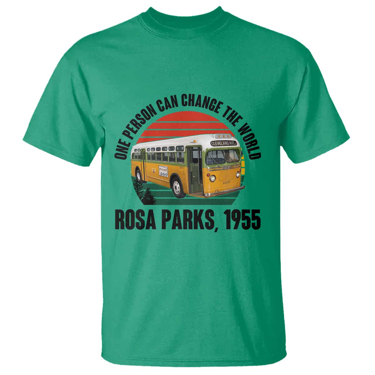 Rosa Parks T Shirt One Person Can Change The World