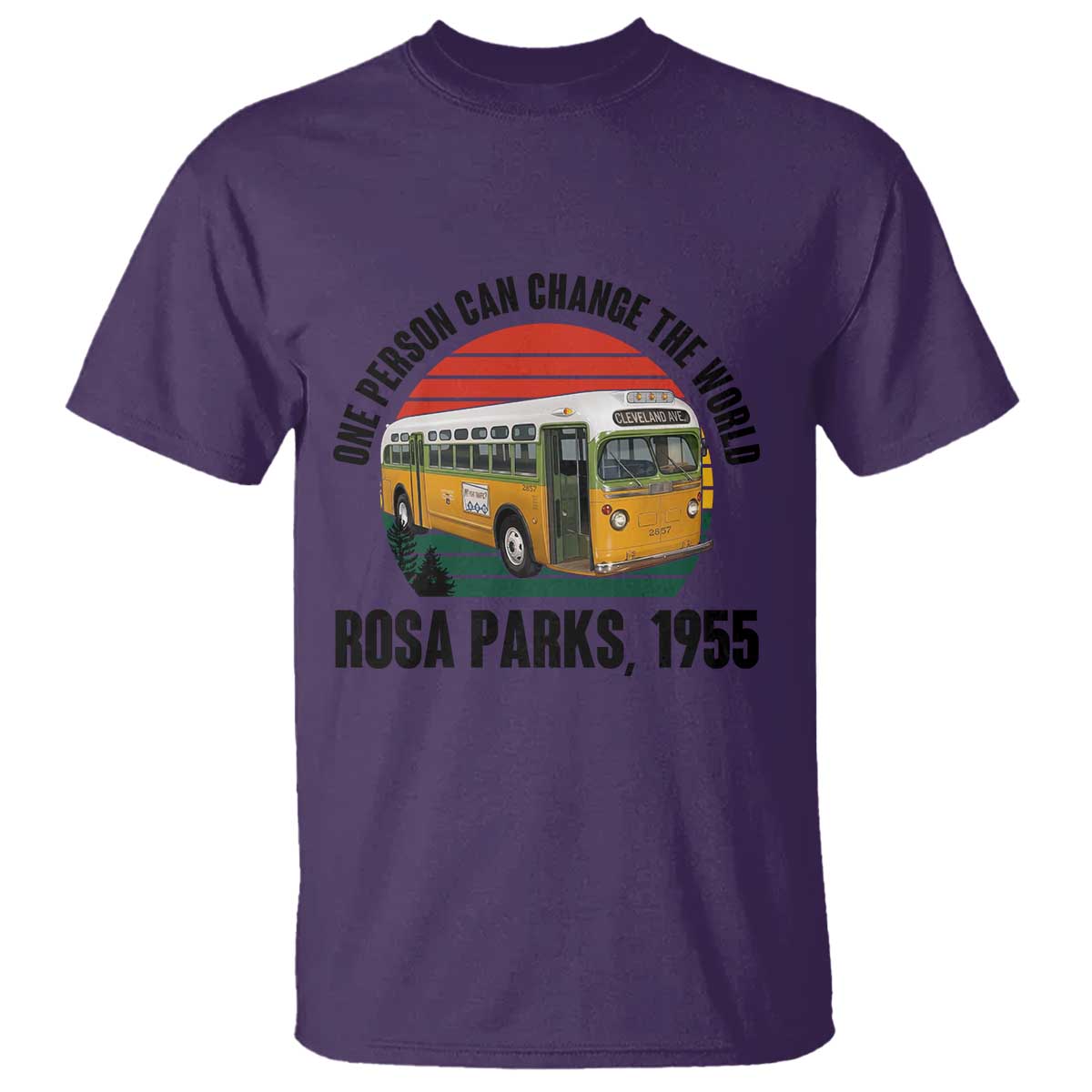 Rosa Parks T Shirt One Person Can Change The World