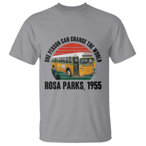 Rosa Parks T Shirt One Person Can Change The World