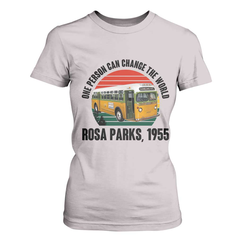 Rosa Parks T Shirt For Women One Person Can Change The World