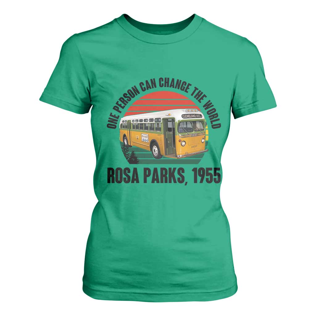Rosa Parks T Shirt For Women One Person Can Change The World