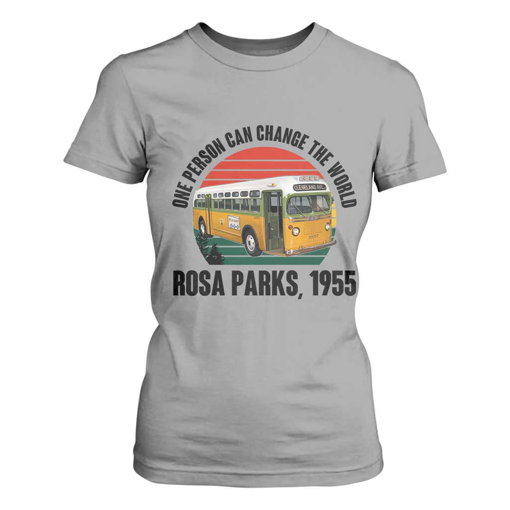 Rosa Parks T Shirt For Women One Person Can Change The World