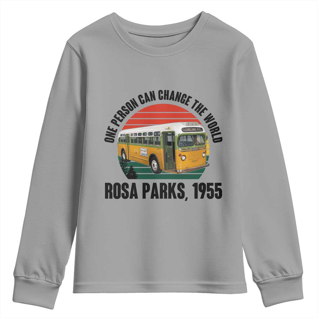 Rosa Parks Youth Sweatshirt One Person Can Change The World