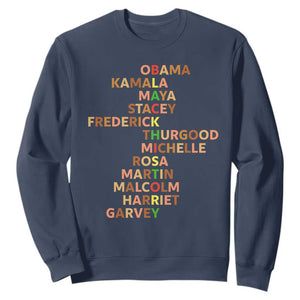 Black Leader History Melanin African American Pride Sweatshirt - African Pride