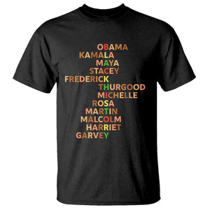 Black Leader History Melanin African American Pride T Shirt - African Pride