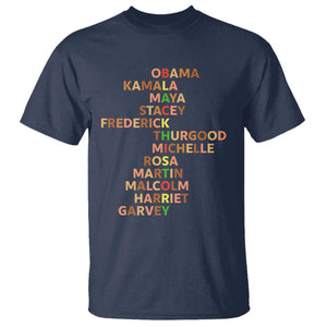 Black Leader History Melanin African American Pride T Shirt - African Pride