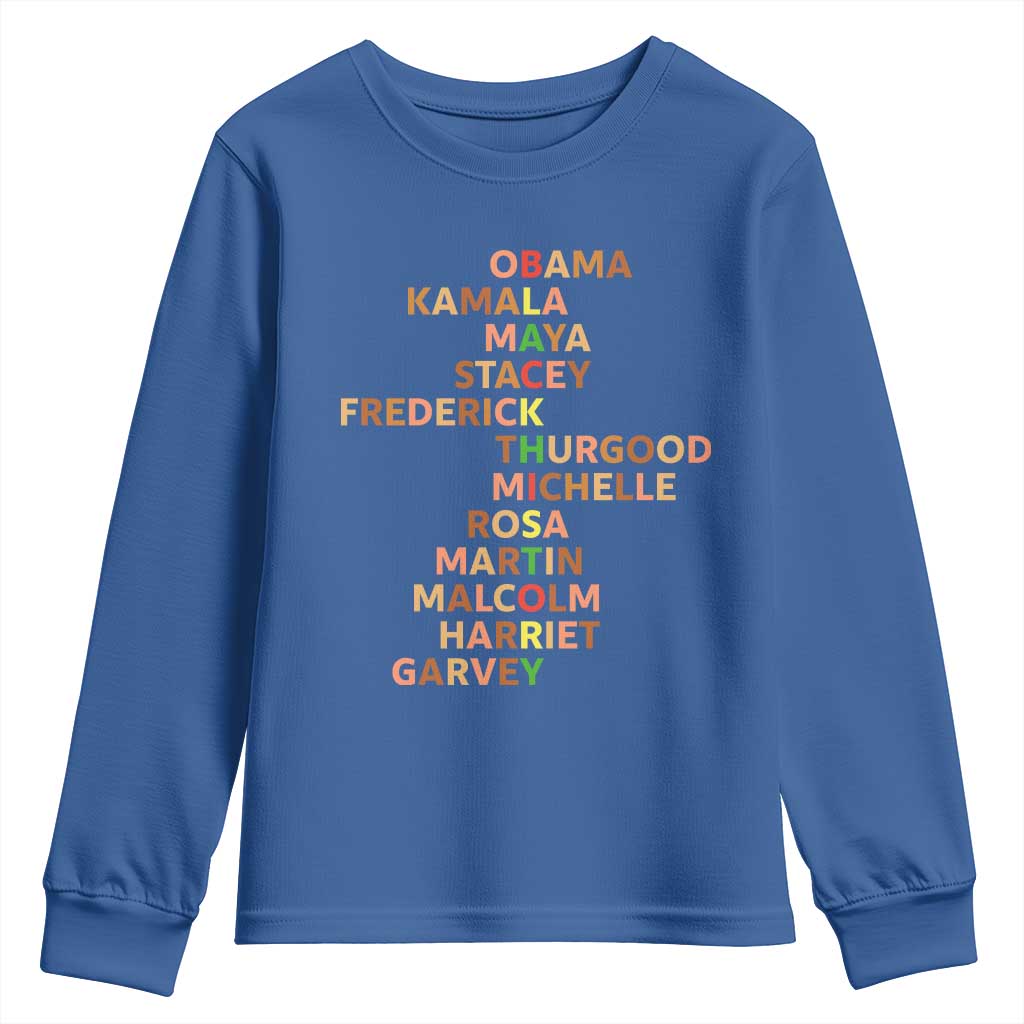 Black Leader History Melanin African American Pride Youth Sweatshirt - African Pride