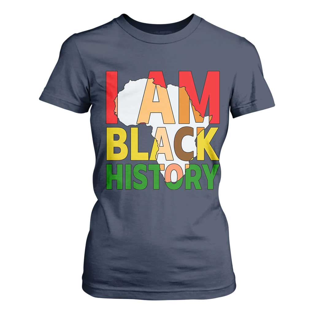 Black History Month African American T Shirt For Women I Am Black History - African Pride