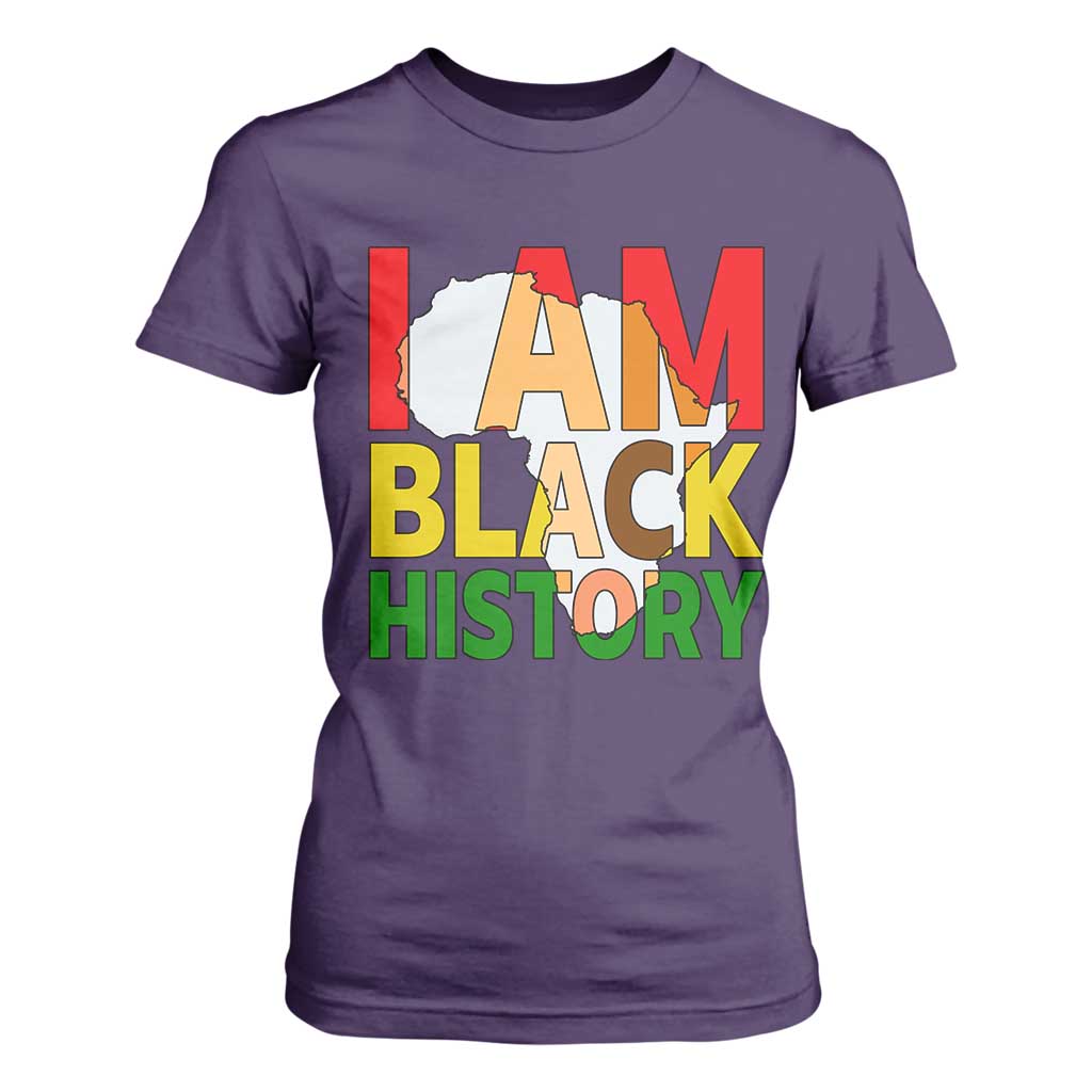 Black History Month African American T Shirt For Women I Am Black History - African Pride