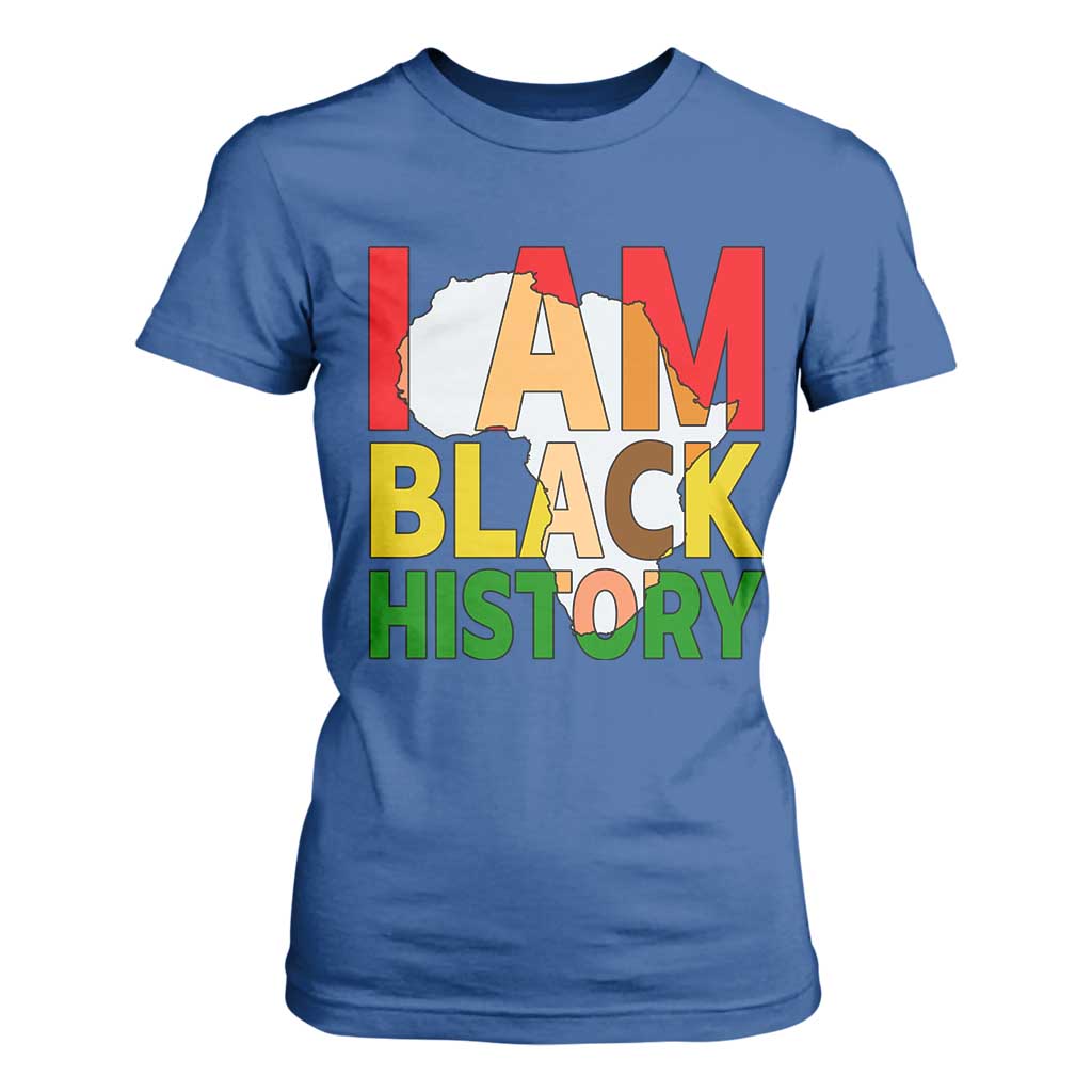 Black History Month African American T Shirt For Women I Am Black History - African Pride