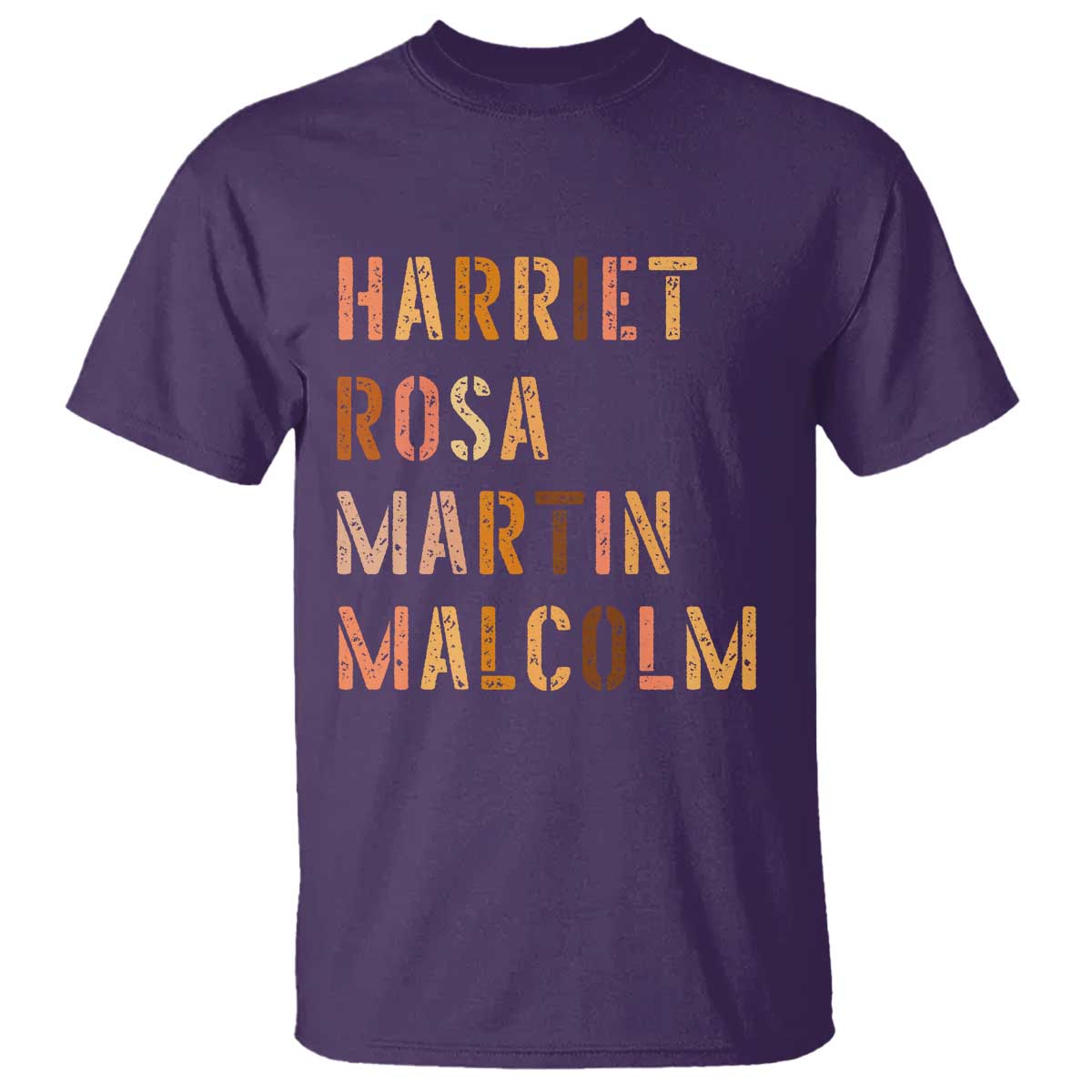 Black History Leaders T Shirt Harriet Rosa Martin Malcolm - African Pride