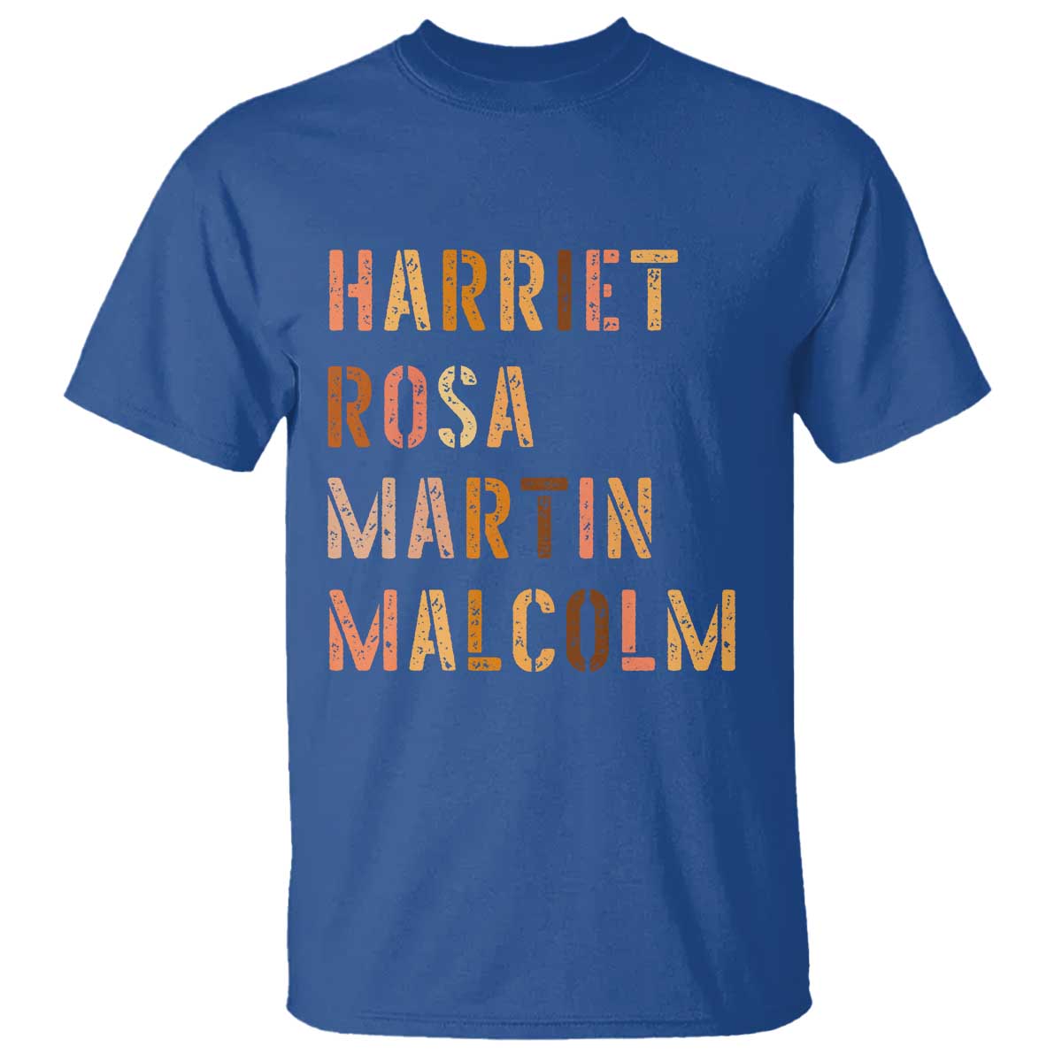 Black History Leaders T Shirt Harriet Rosa Martin Malcolm - African Pride