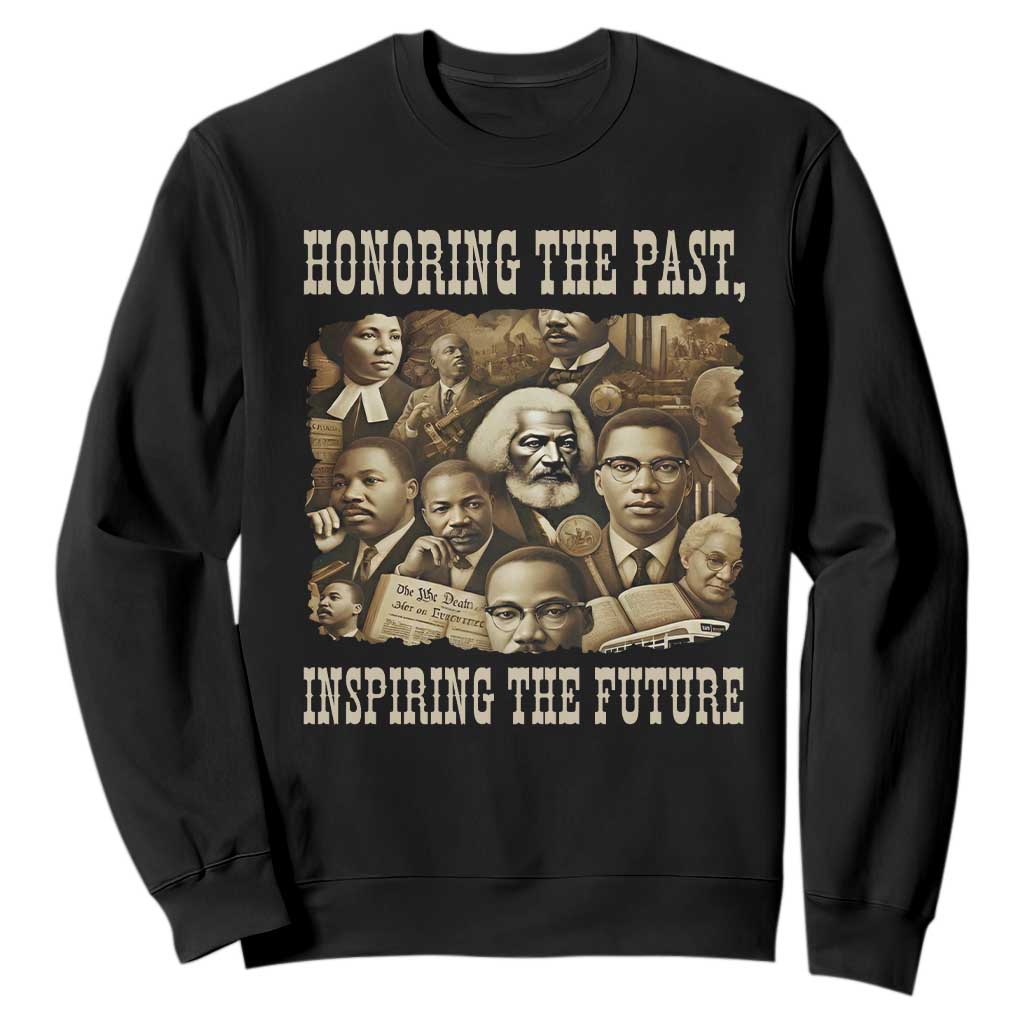 Honoring The Past Inspiring The Future Sweatshirt Black History Month - African Pride