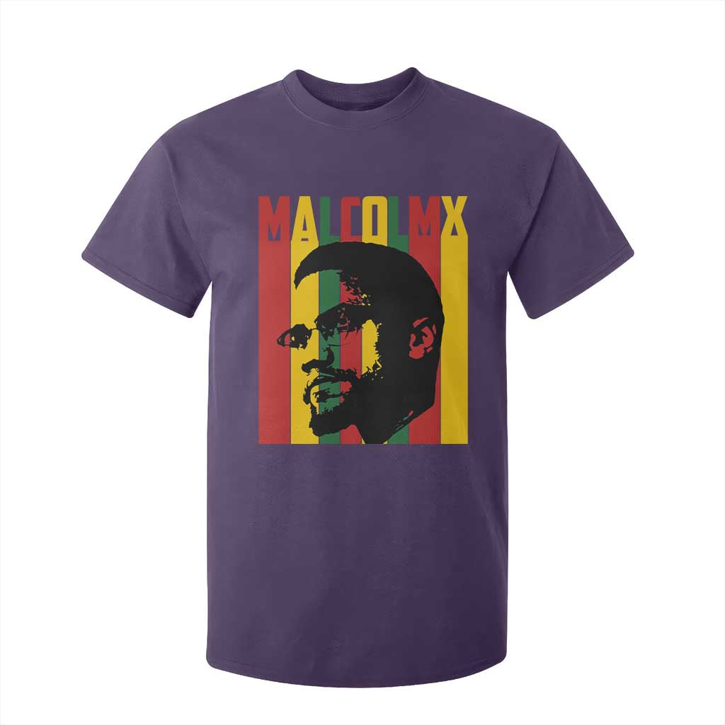 Malcolm X T Shirt For Kid Pan African Flag Black History - African Pride