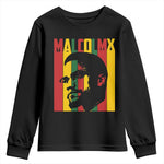 Malcolm X Youth Sweatshirt Pan African Flag Black History - African Pride