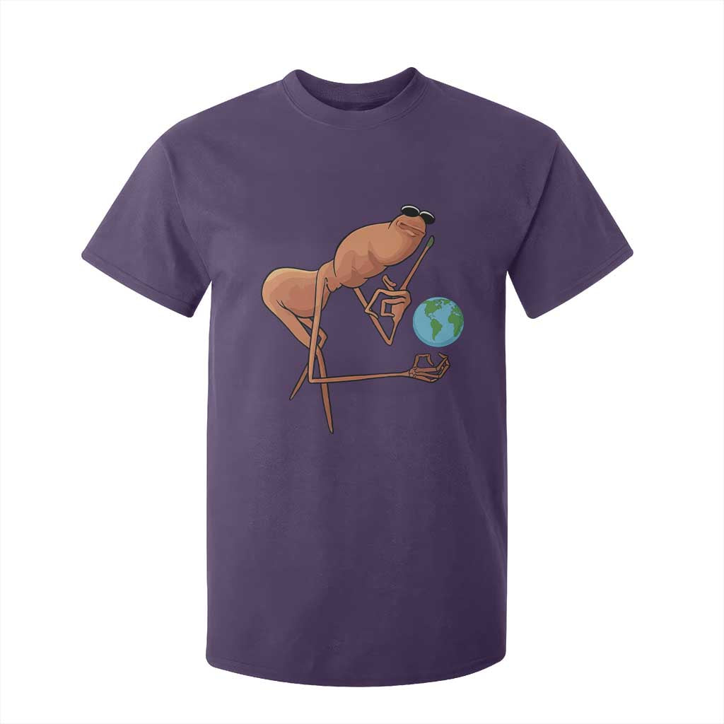 Happy Earth Day T Shirt For Kid Funny Marcus The Worm Eco Friendly