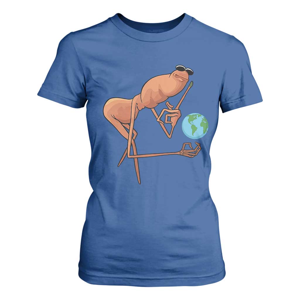 Happy Earth Day T Shirt For Women Funny Marcus The Worm Eco Friendly