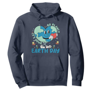 Go Planet It's Your Earth Day Hoodie Cute Nature Lover Heart Earth