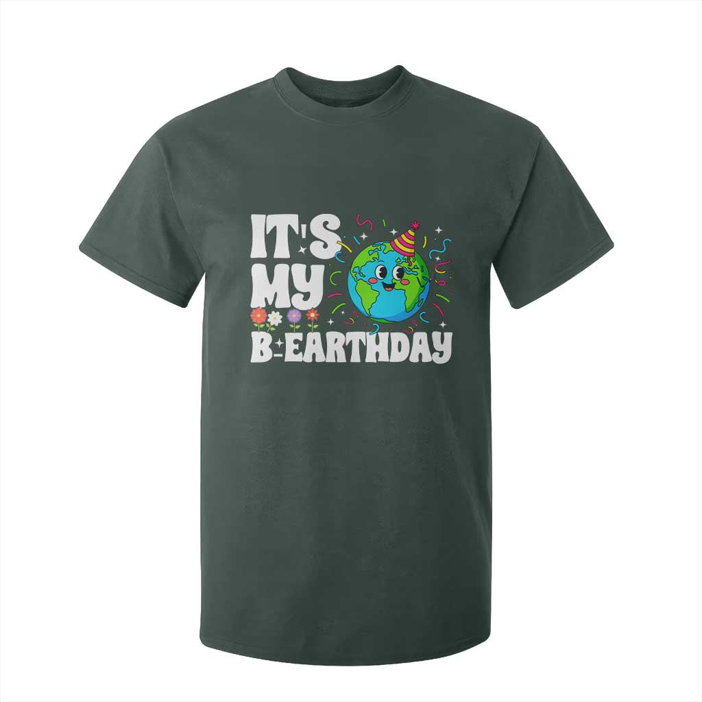 Earth Day Birthday T Shirt For Kid April 22 Nature Lover Eco Birthday Party Gift