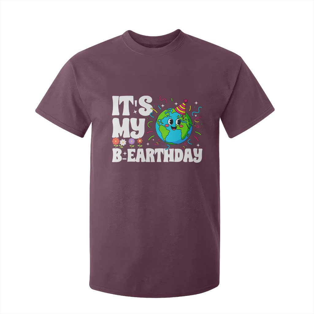 Earth Day Birthday T Shirt For Kid April 22 Nature Lover Eco Birthday Party Gift