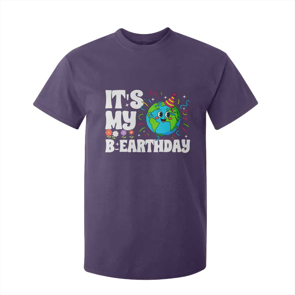 Earth Day Birthday T Shirt For Kid April 22 Nature Lover Eco Birthday Party Gift