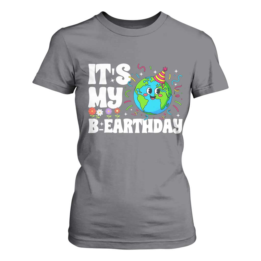 Earth Day Birthday T Shirt For Women April 22 Nature Lover Eco Birthday Party Gift
