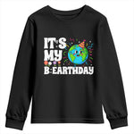 Earth Day Birthday Youth Sweatshirt April 22 Nature Lover Eco Birthday Party Gift