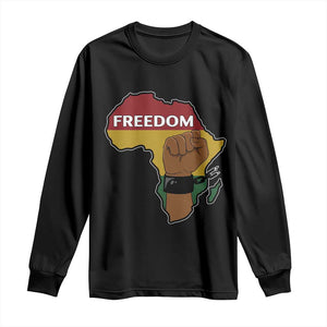 Africa Freedom Liberation Black Power Long Sleeve Shirt - African Pride